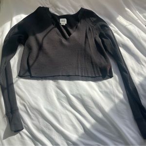 Urban Outfitters Cropped henley